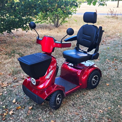 Red wheel mobility scooter - 4-wheel,