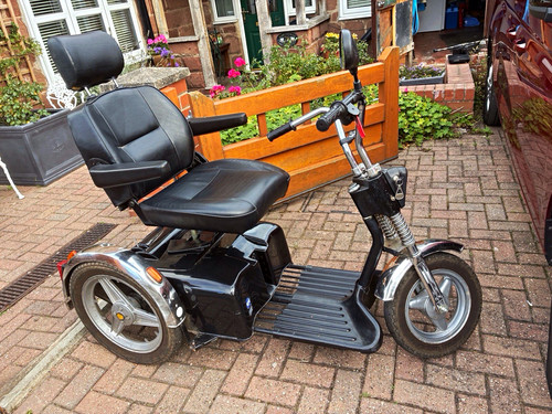 Tga black wheel electric - black, 3-wheel