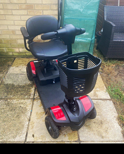 Red black wheel - 4-wheel, mobility