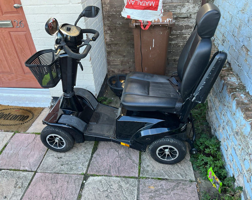 Black wheel mobility - 4-wheel, scooter